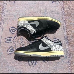Nike Dunk Low CL Jordan Pack Cements Black